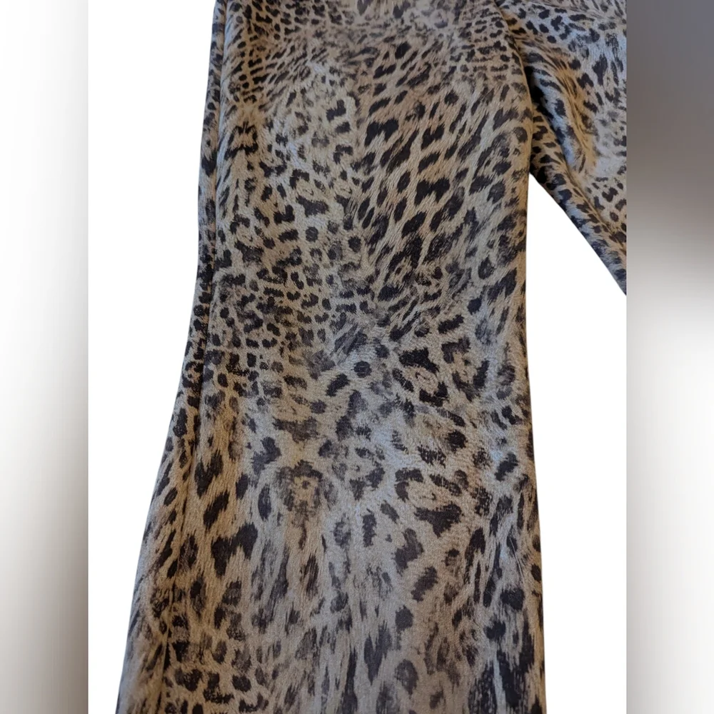 Luxe Slims Leopard Print Pants - Picture 2 of 5